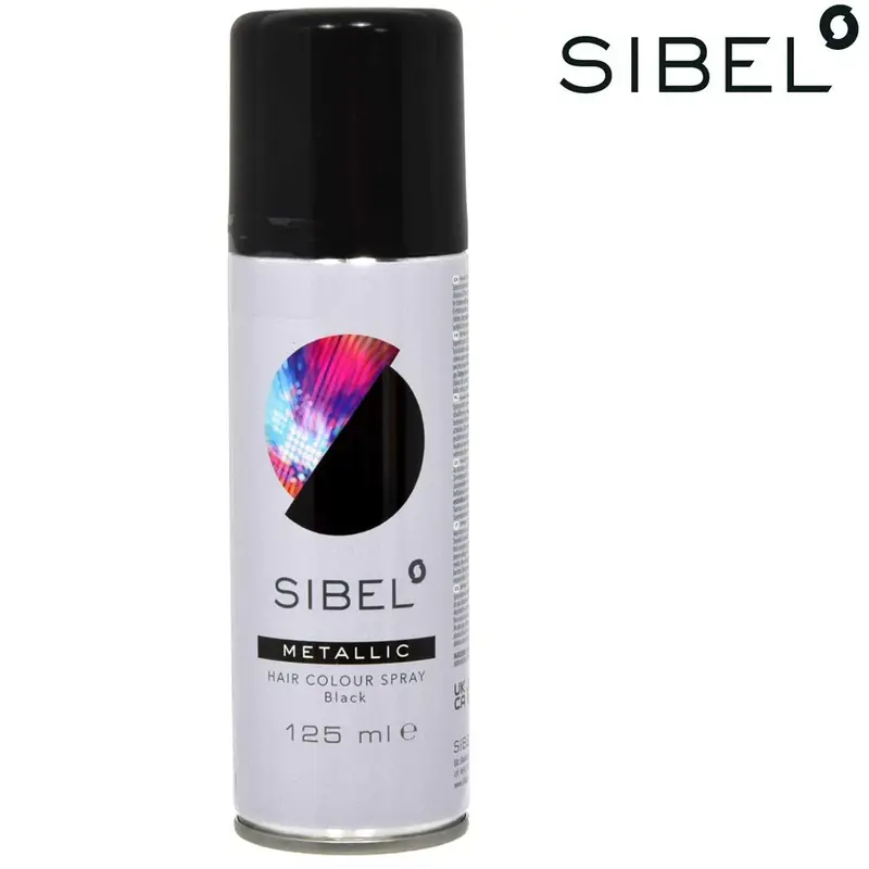 Sibel Spray Metal Black 125Ml