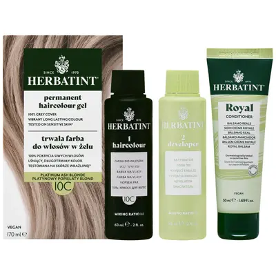 Herbatint Permanent Hair Color Gel 170ml 10C