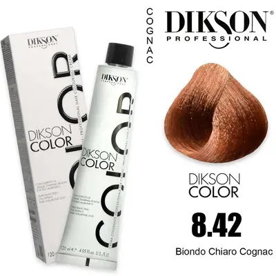 Dikson Color 120 Ml 8.42 Light Blonde Cognac