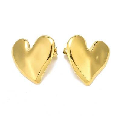 Ion Plating(IP) 304 Stainless Steel Stud Earrings