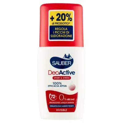 Sauber Vapo Active Sport & Stress Deodorant 90 Ml