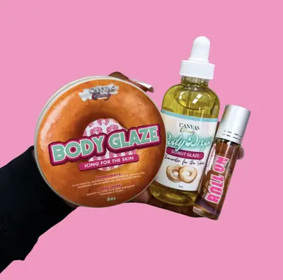 LIMITED EDITION Canvas Beauty Trios - Canvas Body Glaze, Body Drop, and Roll-Up - Moisturizing Aroma for Body Care and Comfor...