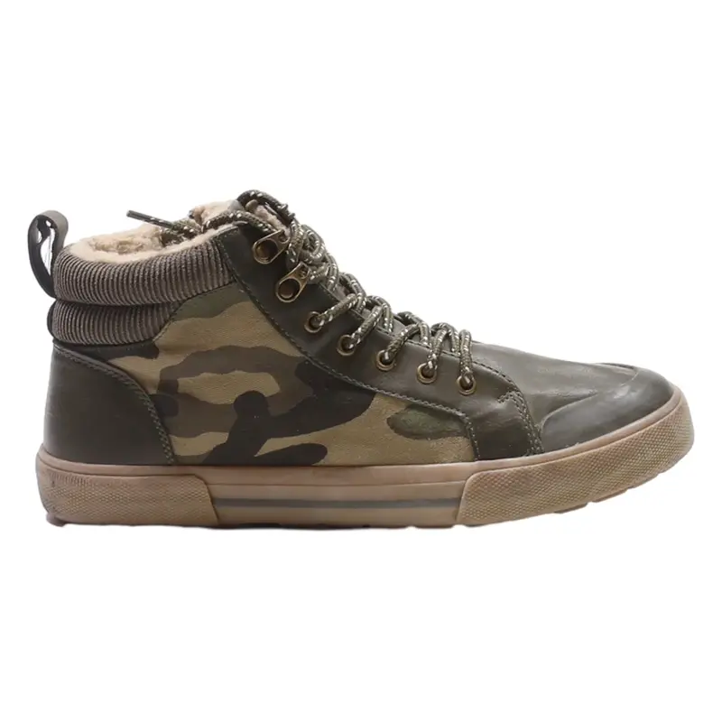 NEXT High Top Trainers Grey Synthetic Mens UK 8