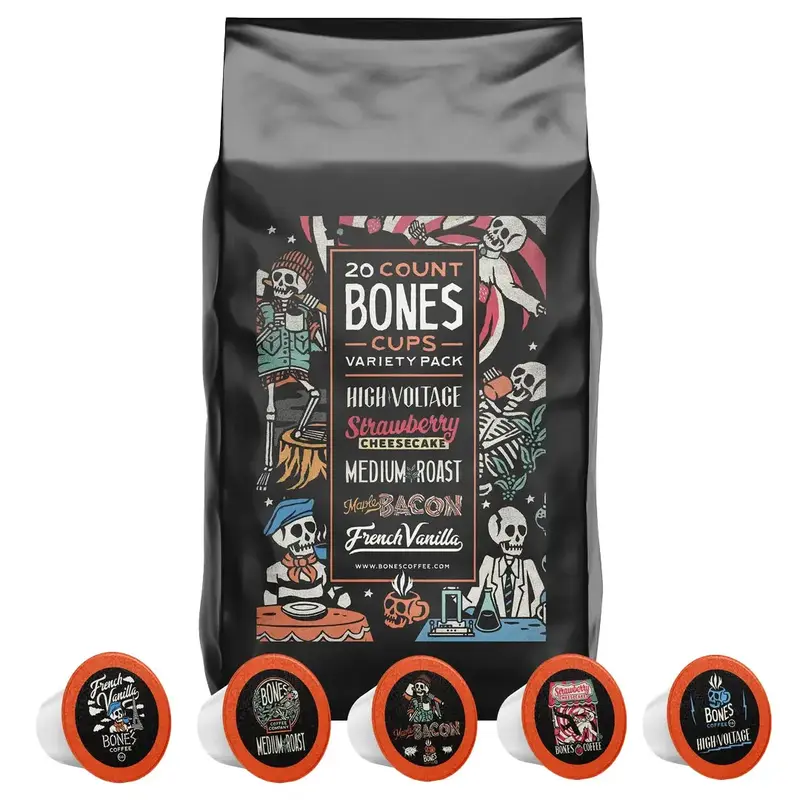 Bones Cups 20-Count Variety Pack