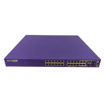 16201 Extreme Networks X350-24T 24 x RJ-45 Ports 10/100/1000Base-T + 4 x Shared SFP mini-GBIC Ports Layer 2 Managed Gigabit E...