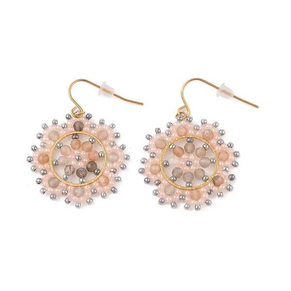 Ion Plating(IP) 316 Stainless Steel Dangle Earrings