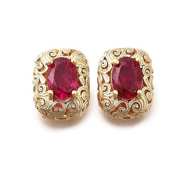 Brass Glass Beads