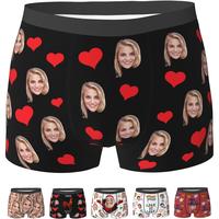 Custom Boxers for Men Boyfriend Father Husband, Personalized Funny Boxers for Men Birthday Valentine's Day Gifts for Him