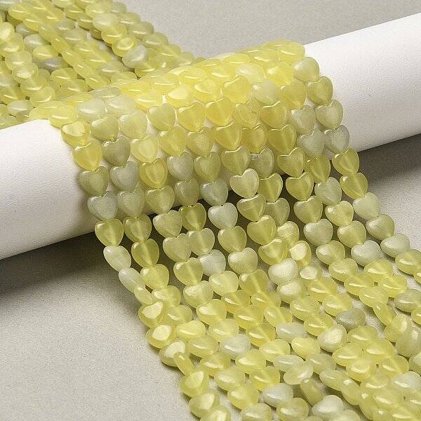 Natural Lemon Jade Beads Strands