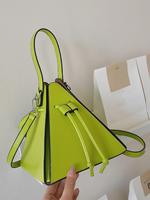 Summer Hobo Solid Color Triangle Crossbody Bag for Women, Unique Bags, Lightweight Work Bag, Casual Handbag for Daily Used, C...