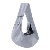 Reversible Dog Carrier Sling with Storage Pocket - Hands-Free Pet Purse for Small Dogs and Cats Adjustable Safety Hook Breath...