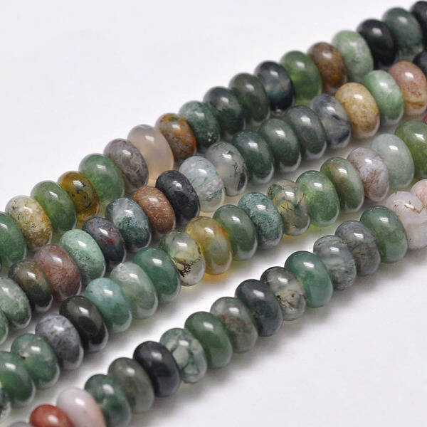 Natural Indian Agate Beads Strands