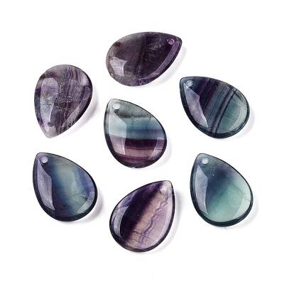 Grade A Natural Colorful Fluorite Pendants