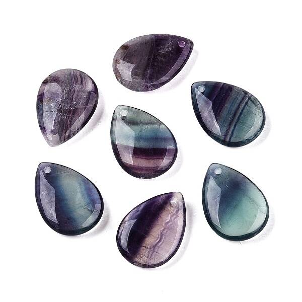 Grade A Natural Colorful Fluorite Pendants