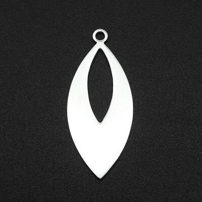 Tarnish Resistant 201 Stainless Steel Open Back Bezel Pendants