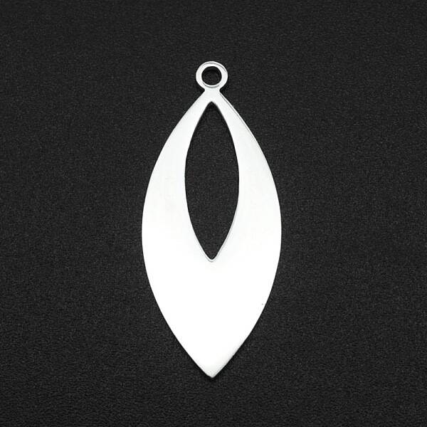 Tarnish Resistant 201 Stainless Steel Open Back Bezel Pendants