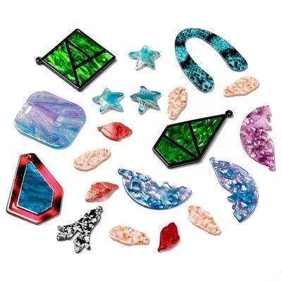 Cellulose Acetate(Resin) Pendants