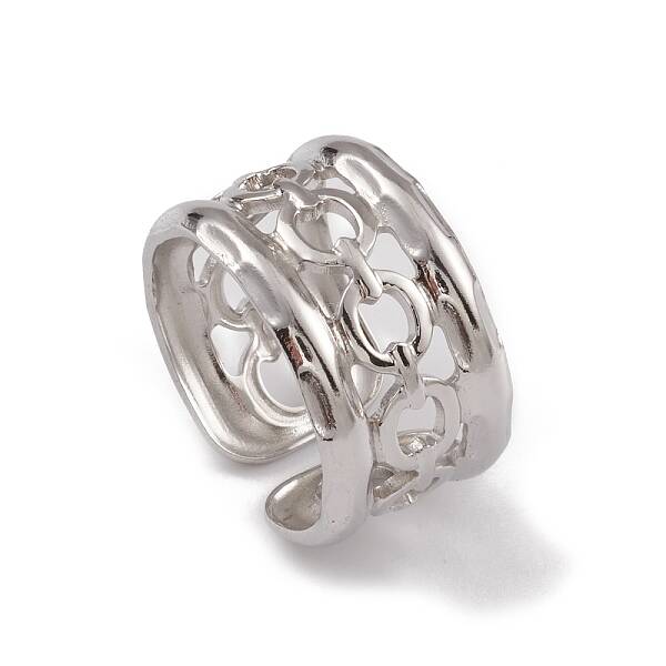 Non-Tarnish 304 Stainless Steel Cuff Rings