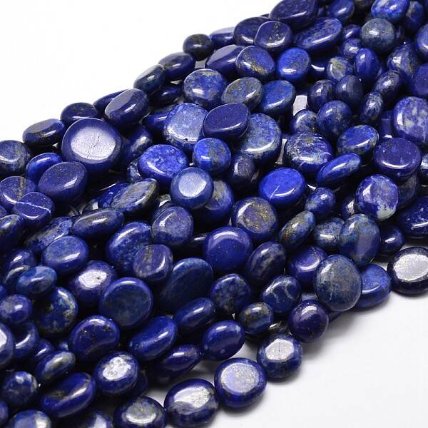 Natural Lapis Lazuli Gemstone Nuggets Bead Strands