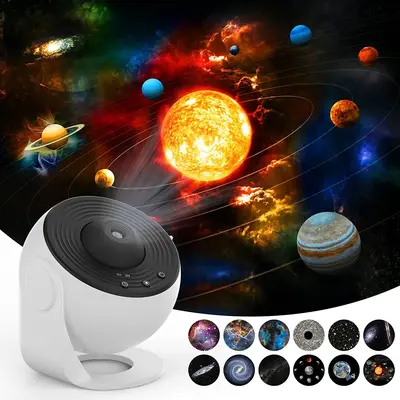 Globe Design Star Projection LED Light for Summer Gift, Portable Planetarium Galaxy-Projector Light for Bedroom & Home Decor...
