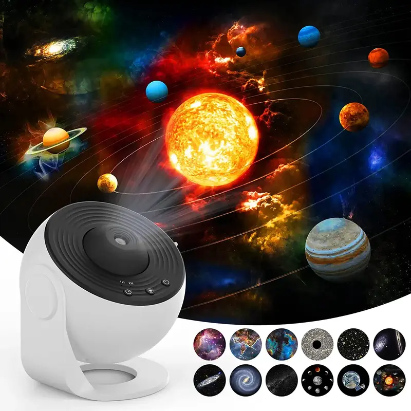 Globe Design Star Projection LED Light for Summer Gift, Portable Planetarium Galaxy-Projector Light for Bedroom & Home Decor...