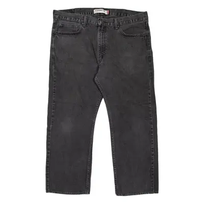 LEVI'S 505 Jeans Mens Grey Regular Straight W38 L26
