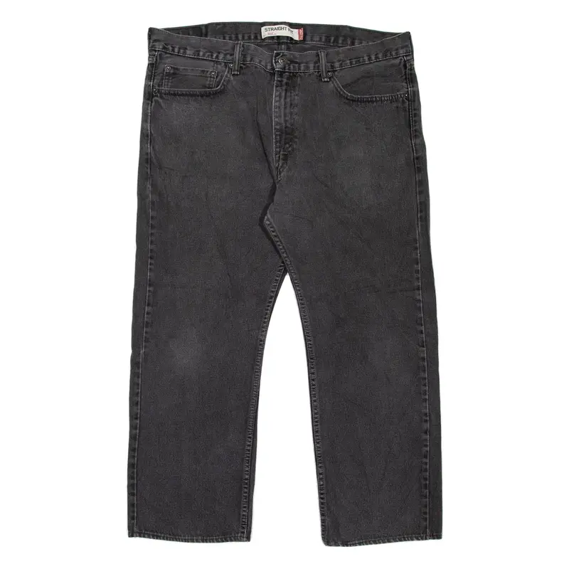 LEVI'S 505 Jeans Mens Grey Regular Straight W38 L26