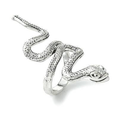 Snake Alloy Wrap Open Cuff Rings