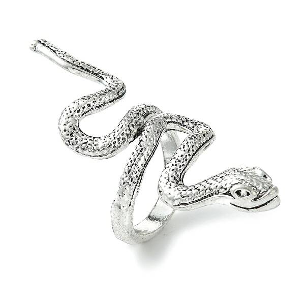 Snake Alloy Wrap Open Cuff Rings