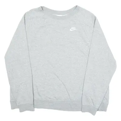 NIKE Mens Sweatshirt Grey XL