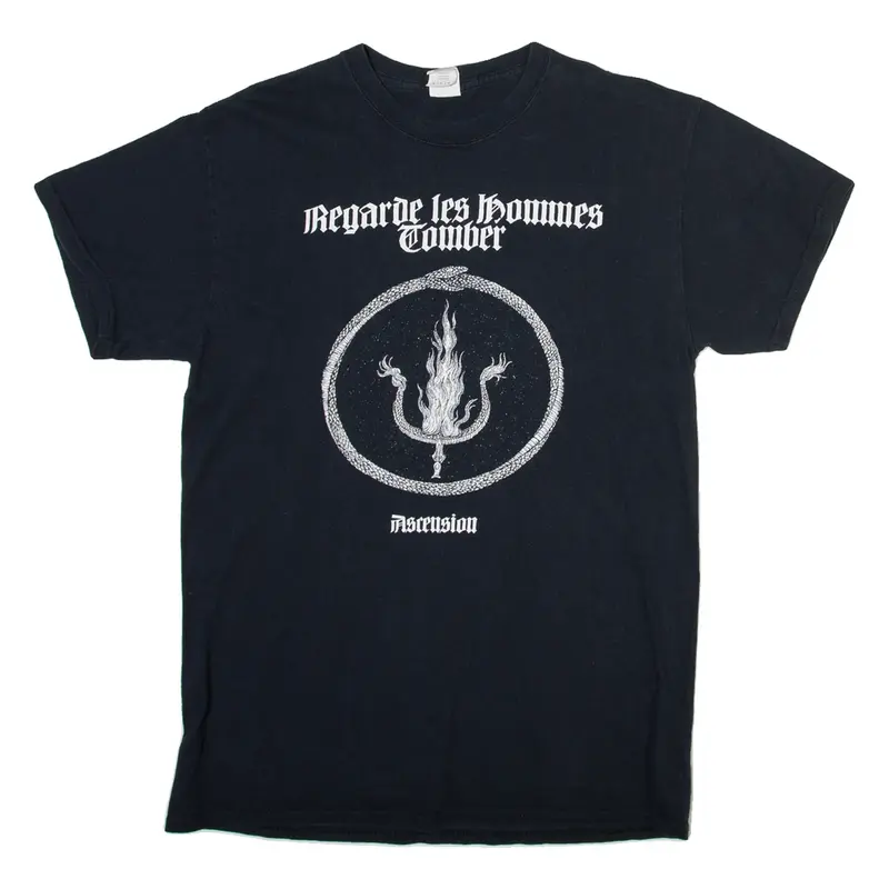 GILDAN Ascension Mens Band T-Shirt Black M