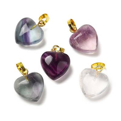 Natural Fluorite Pendants