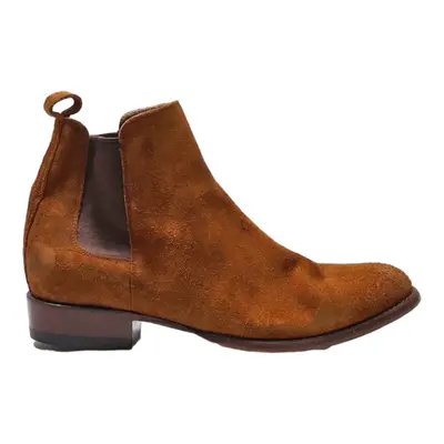 TECOVAS Chelsea Boots Brown Suede Mens UK 9