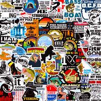 73PCS Funny Fishing Stickers – Father's Day Gift Waterproof Vinyl Decals for Tackle Box, Bucket, Laptops, Cars, Bottles, Ha...