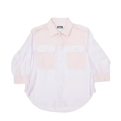 BLAUER Plain Shirt Pink 3/4 Sleeve Womens S