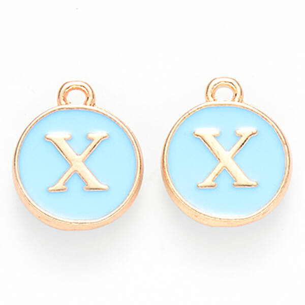 Golden Plated Alloy Enamel Charms