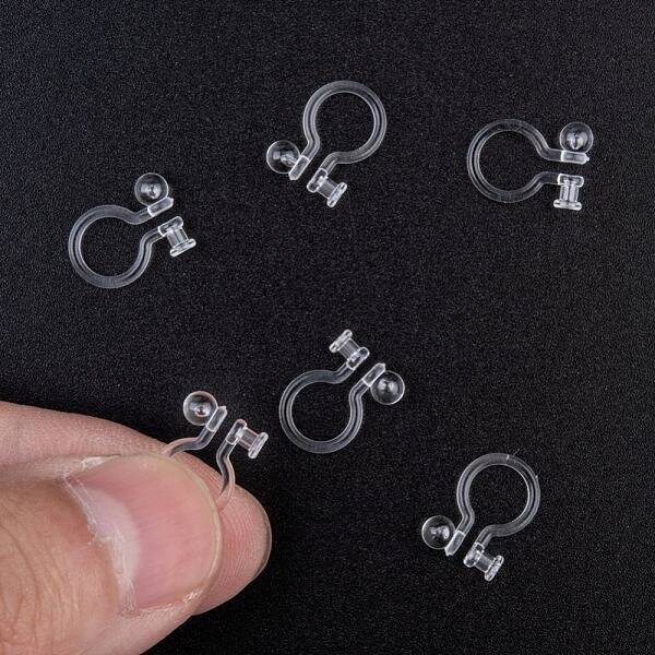 Plastic Clip-on Earring Findings