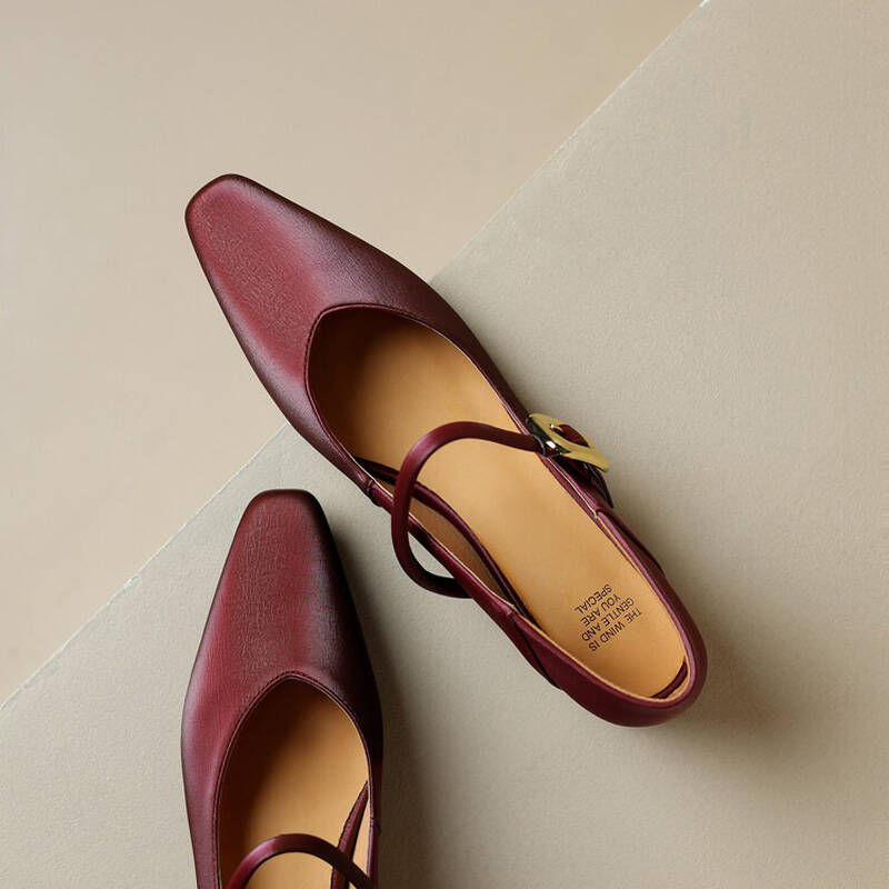 CHIKO Journey Square Toe Block Heels Mary Jane Shoes