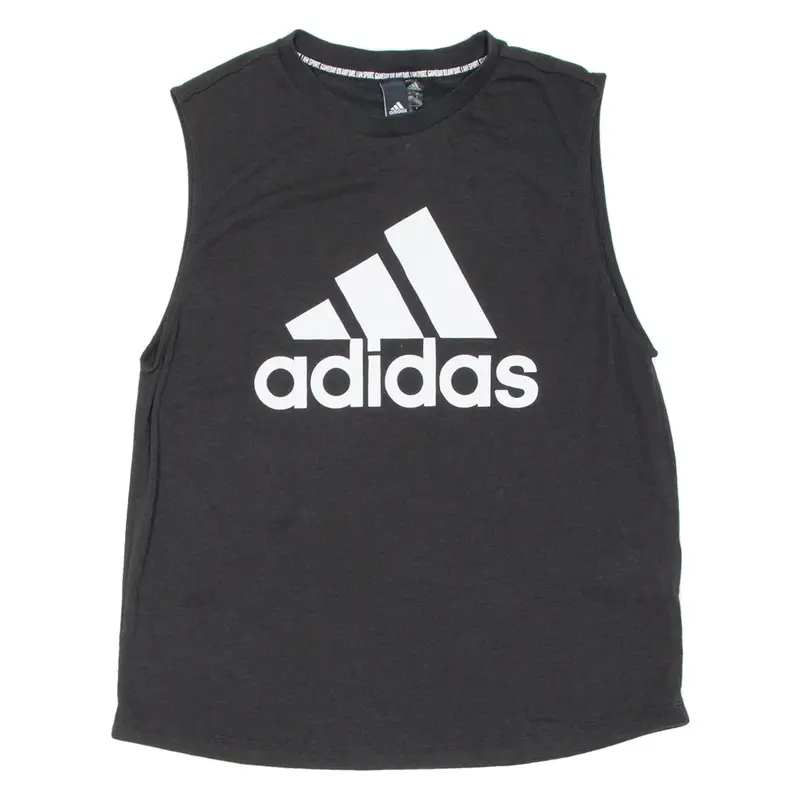 ADIDAS Womens Vest Black Sleeveless S