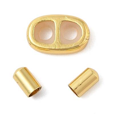 Rack Plating Brass Ribbon Ends