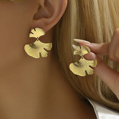304 Stainless Steel Dangle Stud Earrings for Women