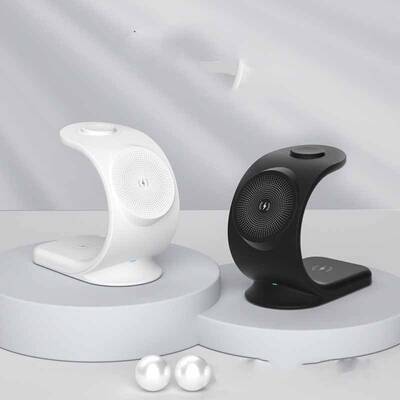 4-in-1 Wireless Charger Stand Phone Watches Fast Charging Station Smartphones Storage  Electronics Accessories