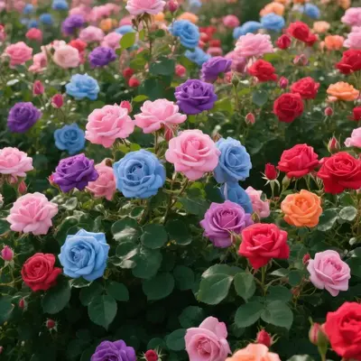 [Germination Rate] 200+ Mixed Rose Seeds - Beginner-friendly, can be planted indoors and outdoors, stress-relieving and thera...