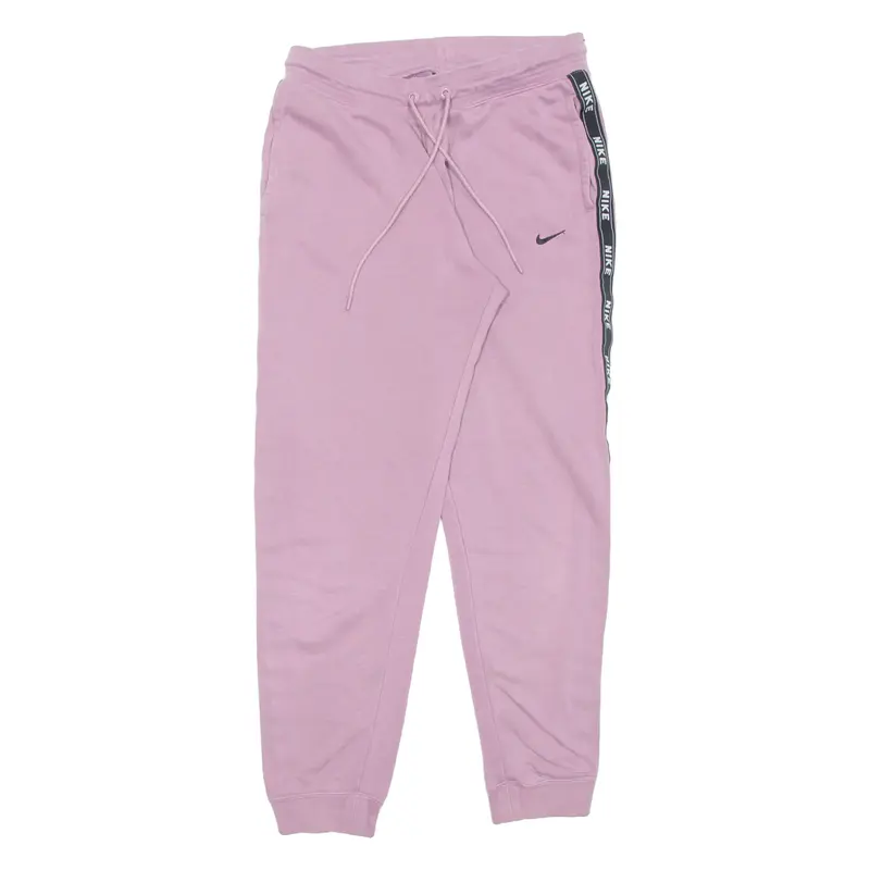 NIKE Womens Joggers Purple Tapered M W30 L30