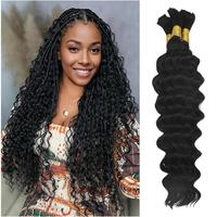 Bulk Loose Deep Wave Real Human Hair for Crochet Extension 100% Human Hair for Knotless Braids No Tangle No Shed No Weft and ...