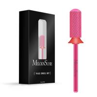 MelodySusie Safety Nail Drill Bits, 3/32'' Smooth Round Top Small Barrel Carbide Bits, Fast Remove Acrylic or Hard Gel for Ma...