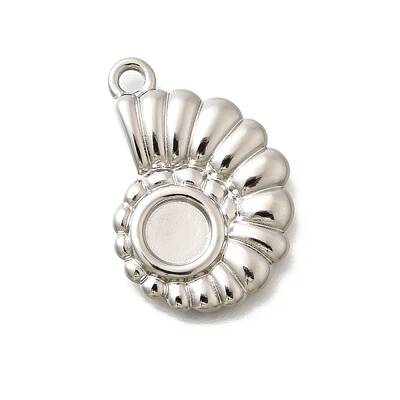 304 Stainless Steel Pendant Cabochon Settings