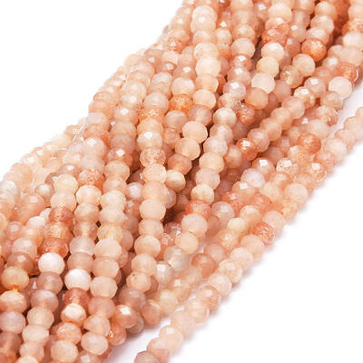 Natural Sunstone Beads Strands
