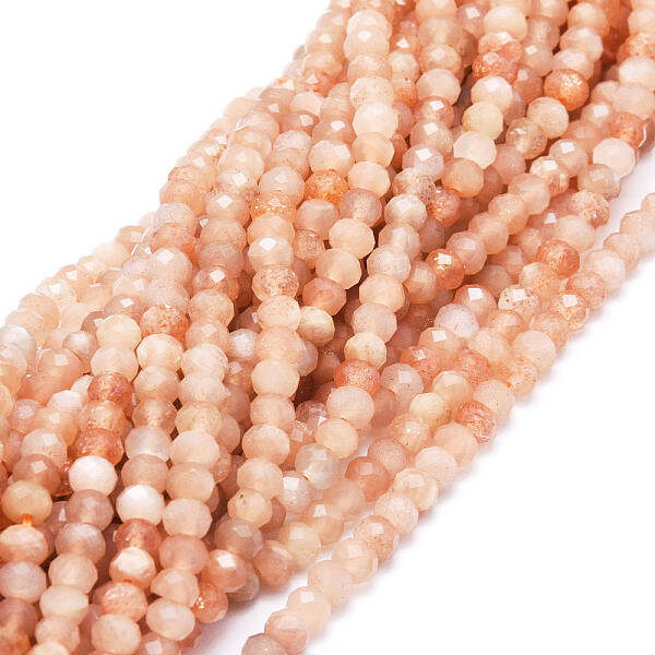 Natural Sunstone Beads Strands