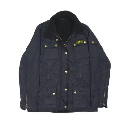 BARBOUR INTERNATIONAL Quilted Jacket Blue Womens M